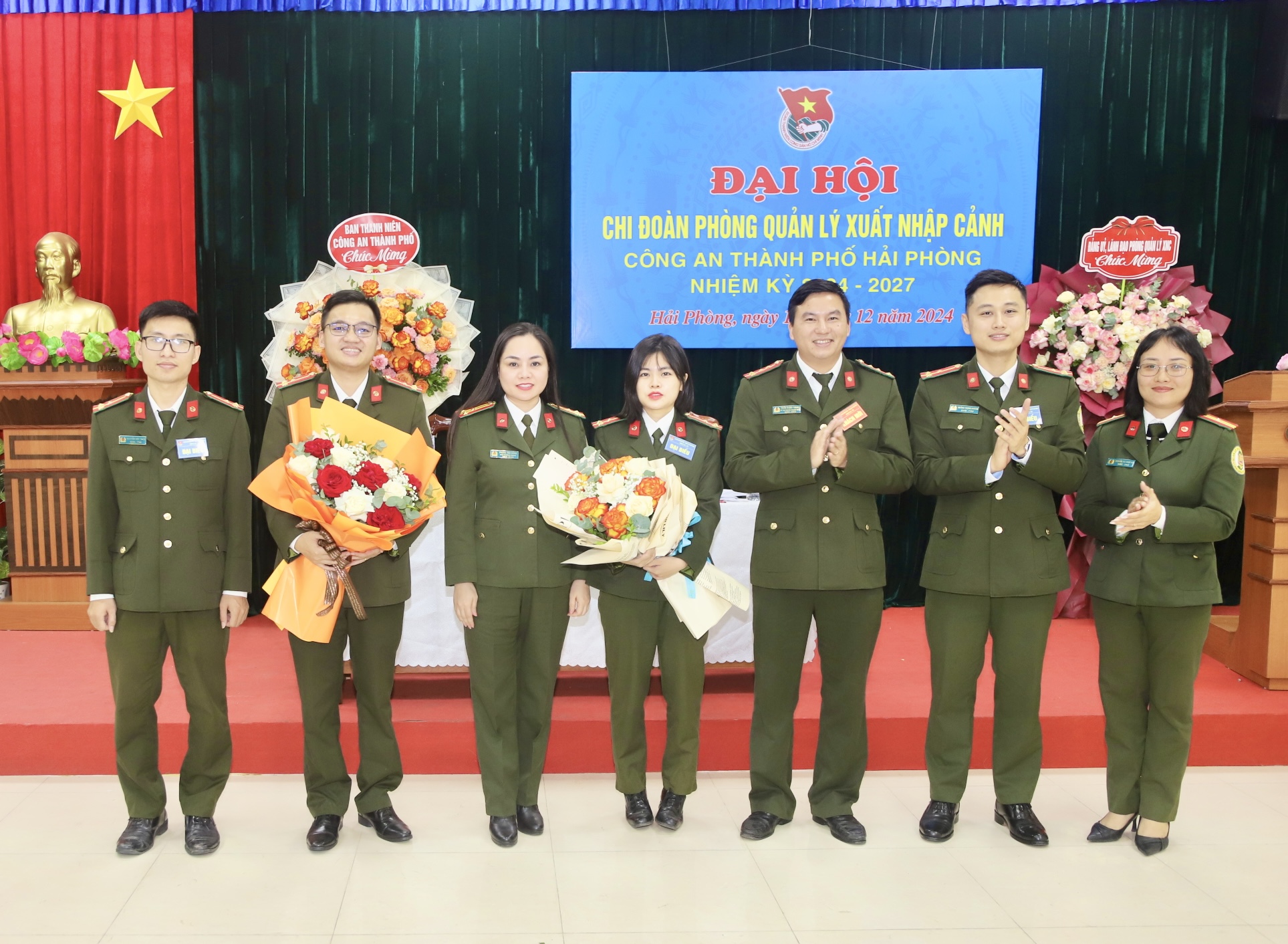Đại hội Chi đoàn Phòng Quản lý Xuất nhập cảnh - CATP nhiệm kỳ 2024-2027
